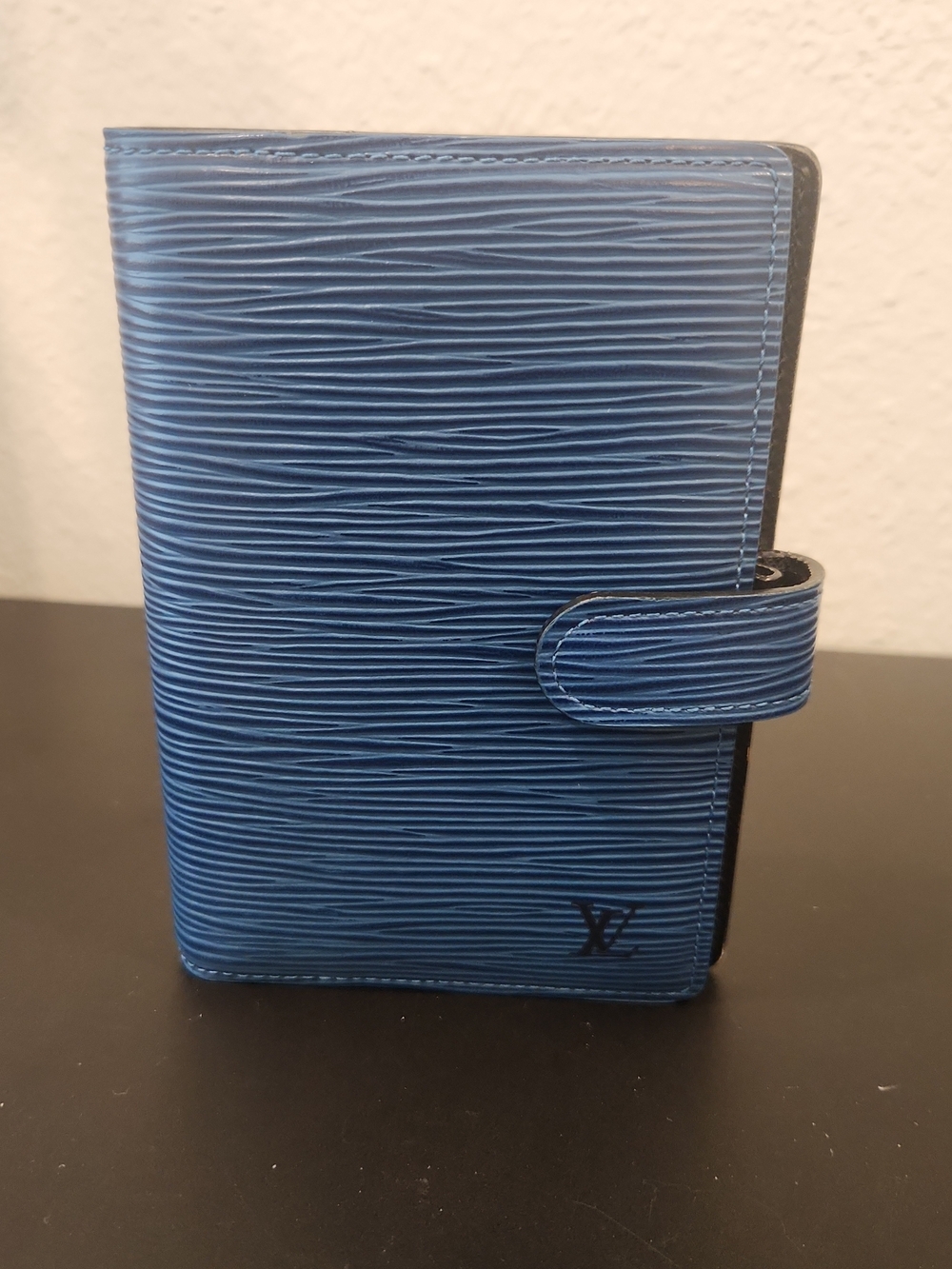Louis Vuitton Blue Epi Leather Agenda PM